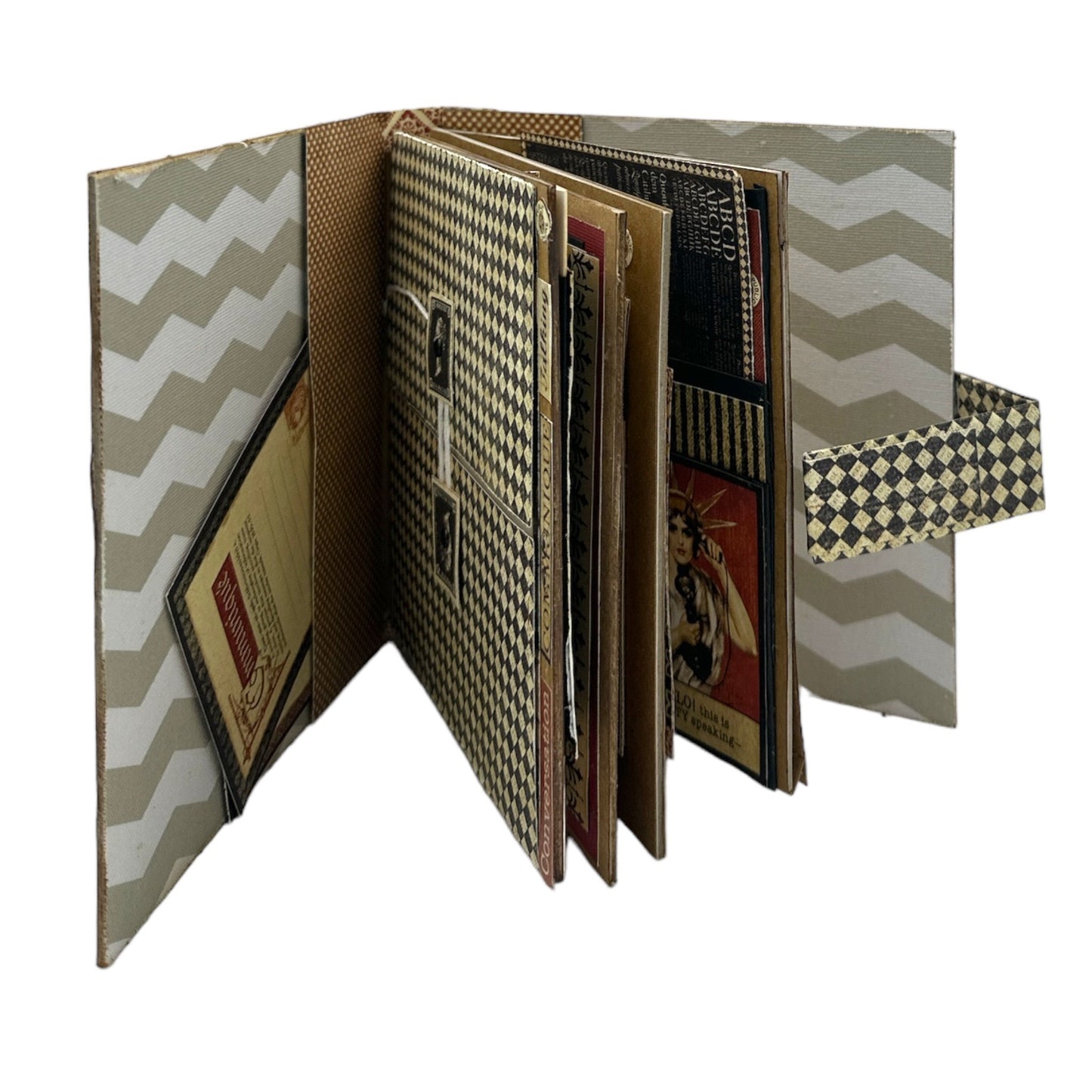 Handcrafted Communique Old Fashioned Telephone & Album Paper Creation image 5