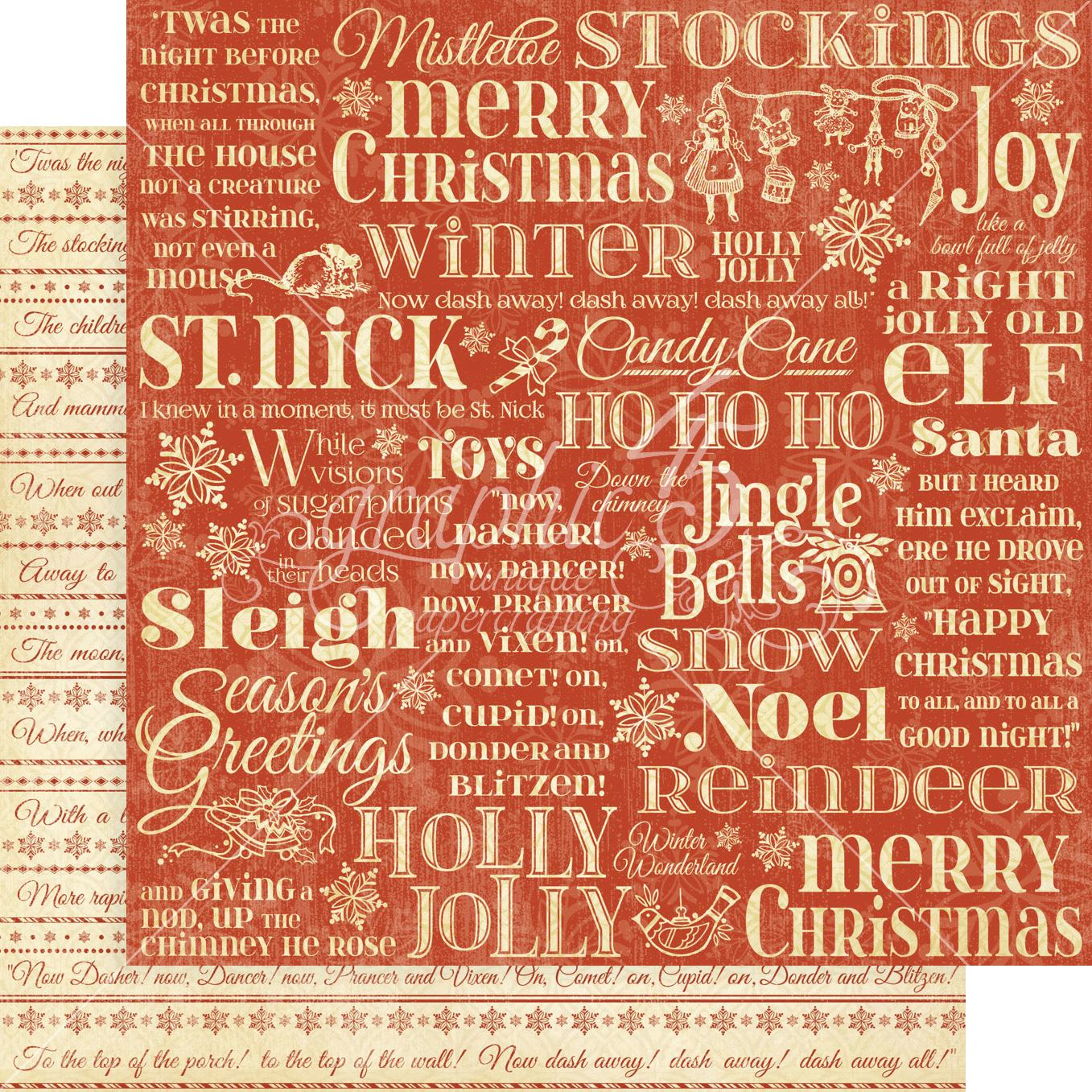 Graphic 45 Twas the Night Before Christmas 12x12 Collector's Edition-SKU 4502496 image 3
