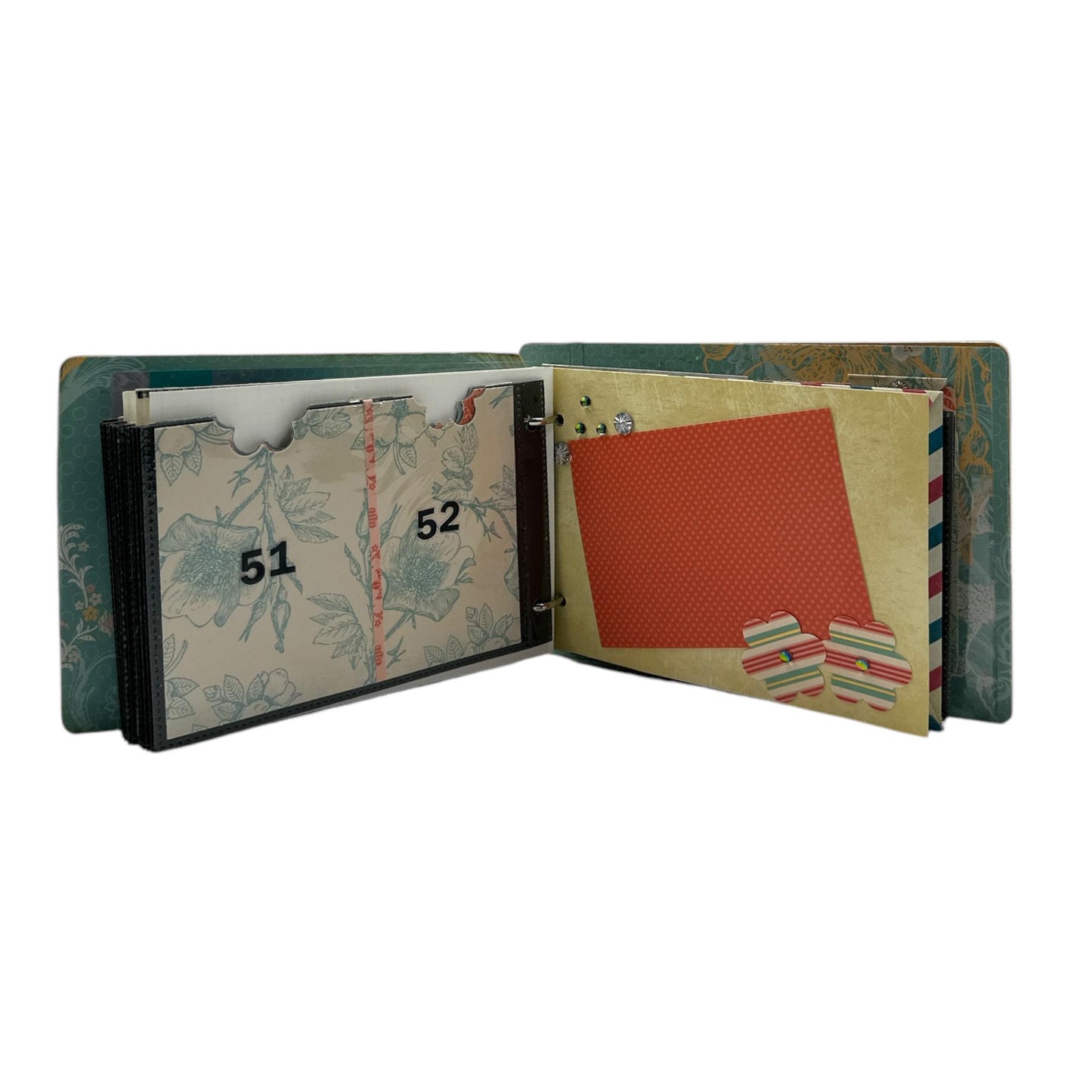 Handcrafted A Bit for Later Money Saver One-of-a-Kind Mini Album Paper Creation image 3