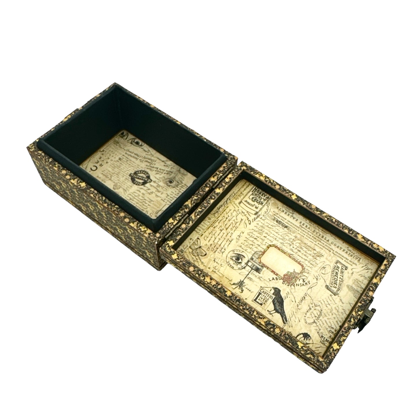 Handcrafted Olde Curiosity Shoppe Treasure Box Altered Paper Creation image 4