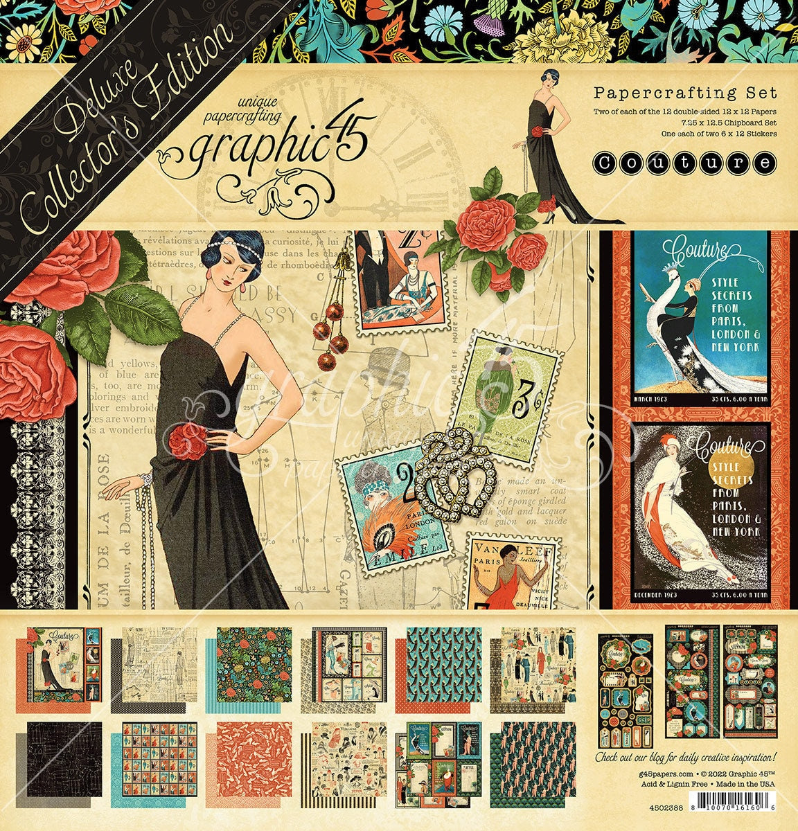 Graphic 45 Couture 12x12 Deluxe Collector's Edition image 0