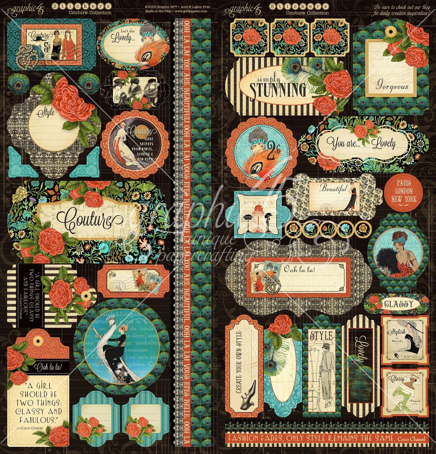Graphic 45 Couture 12x12 Deluxe Collector's Edition image 2