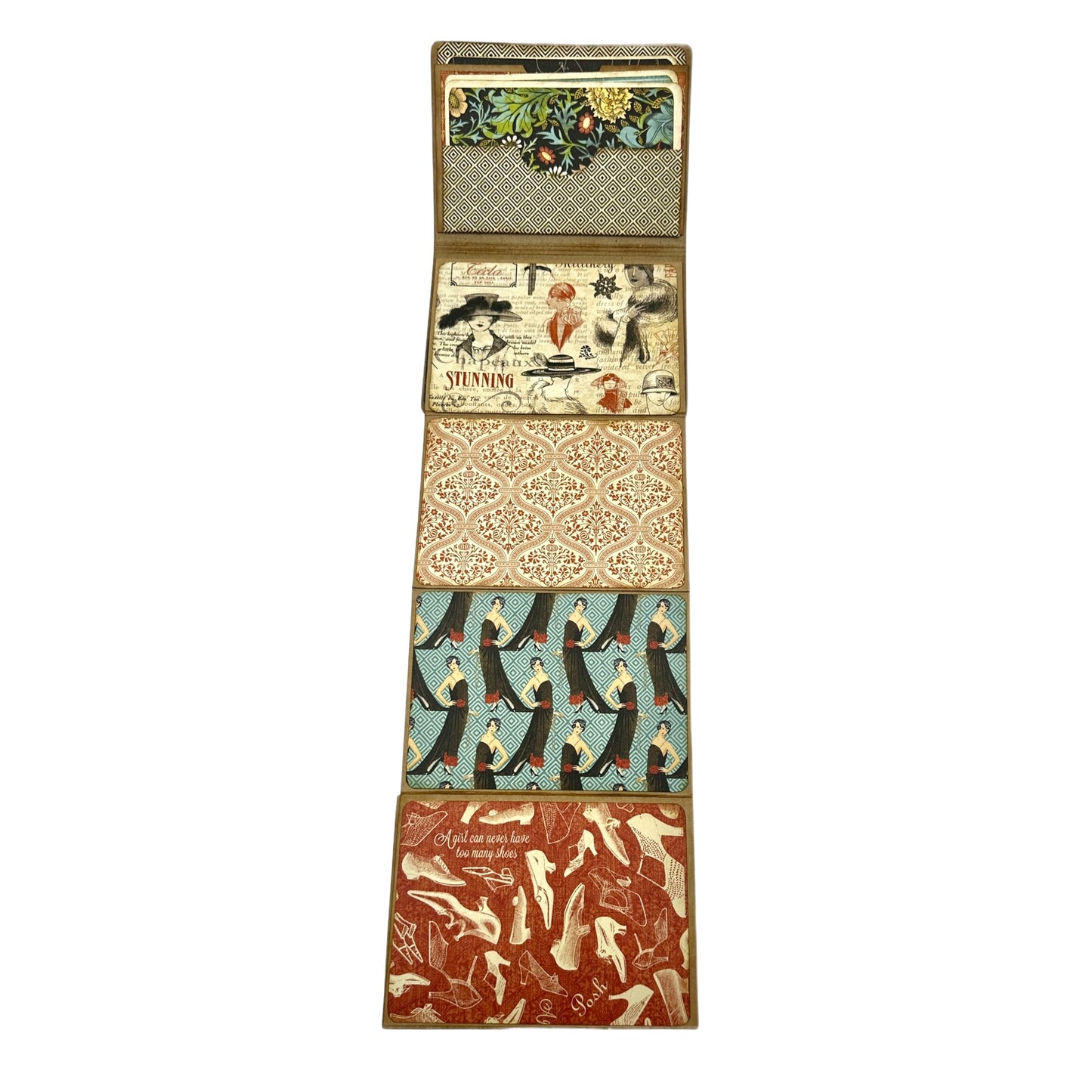 Handcrafted Couture Altered Art Faux Book Frame Jewelry Box image 6