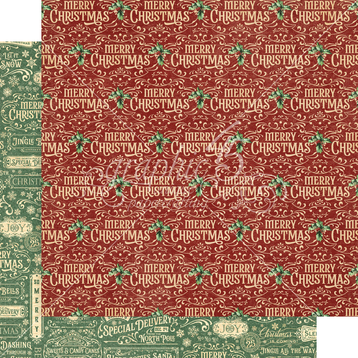 Graphic 45 Letters to Santa 8x8 Collection Pack - SKU 4502696 image 4