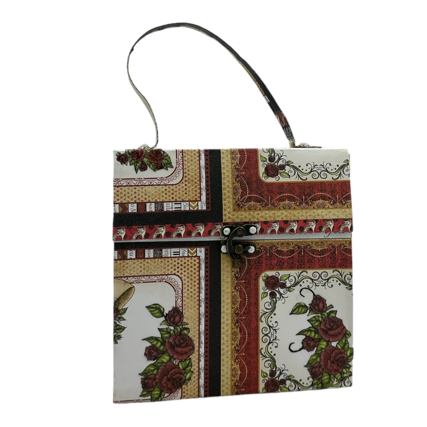 Handcrafted All Glammed Up Inspired Handbag Paper Creation image 1