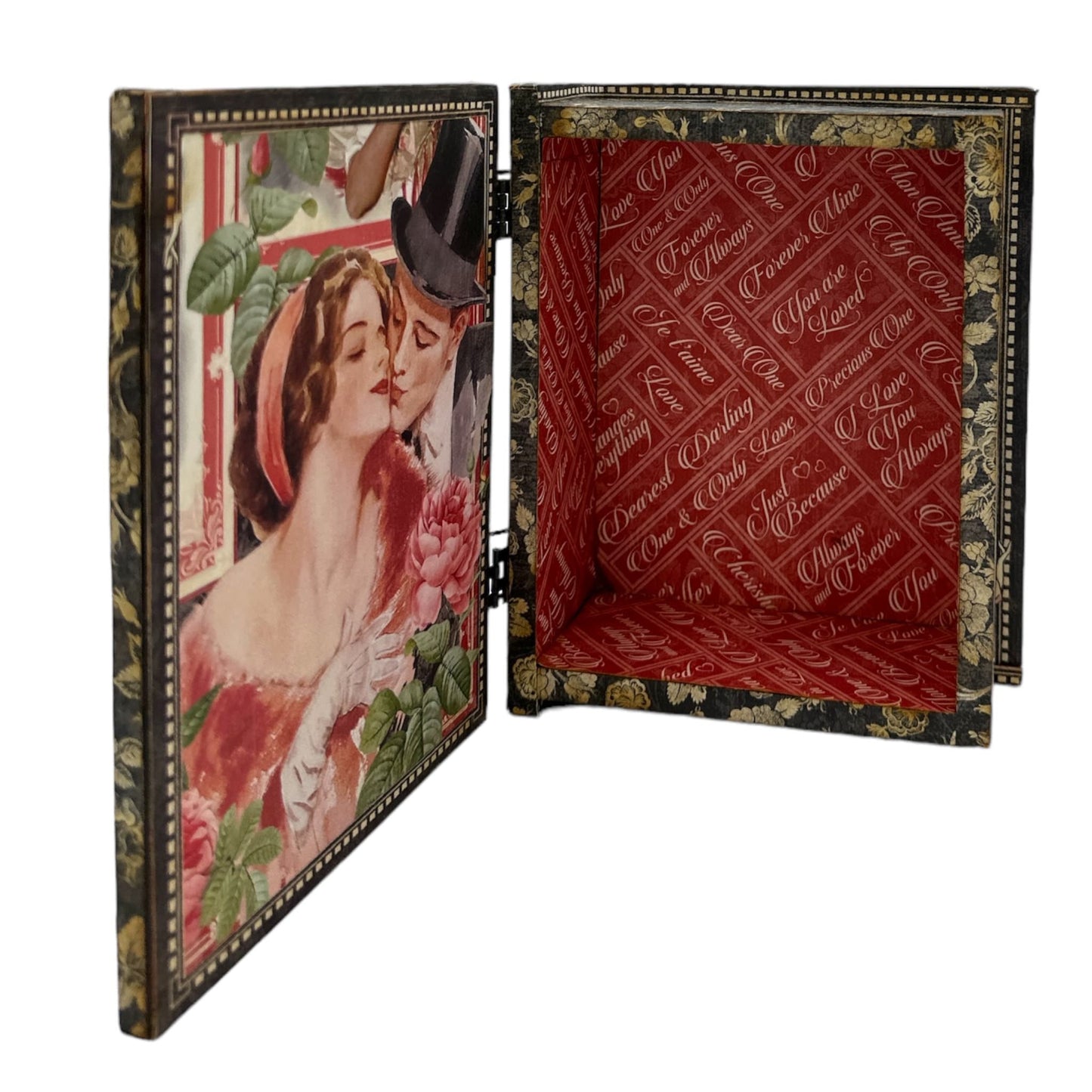 Handcrafted Mon Amour Keepsake Box Paper Creation and Mini Album image 2