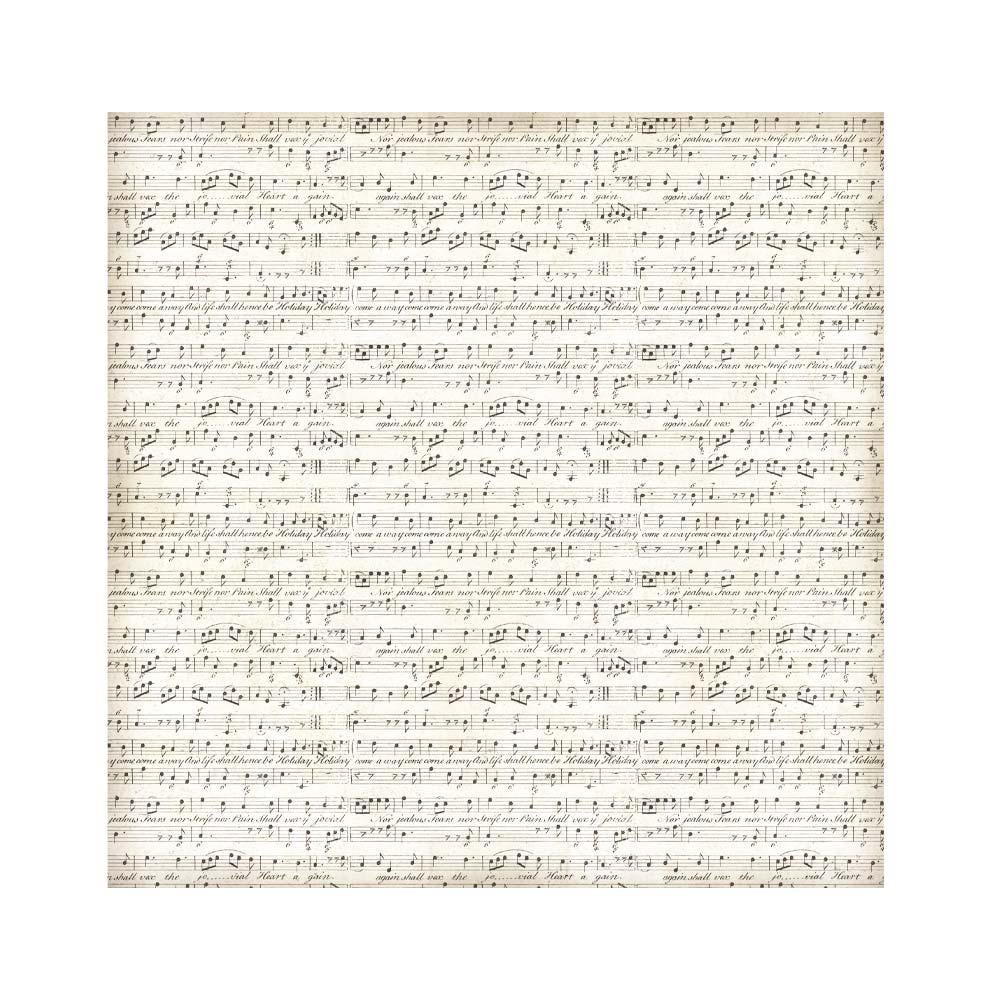 Stamperia Music Collection 4 Pack Fabric Sheets - SKU SBPLT38 image 3