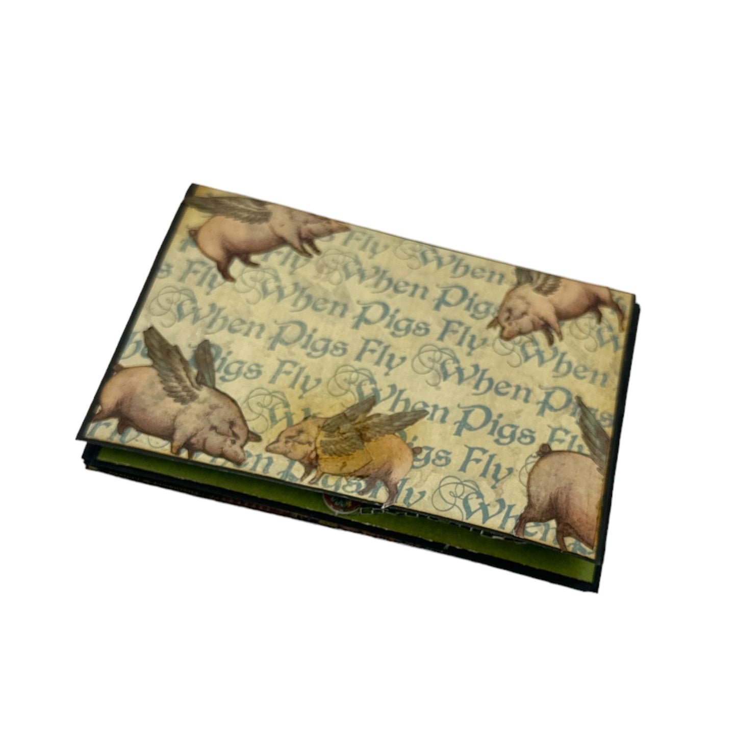 Handcrafted Olde Curiosity Shoppe Treasure Box Altered Paper Creation image 5