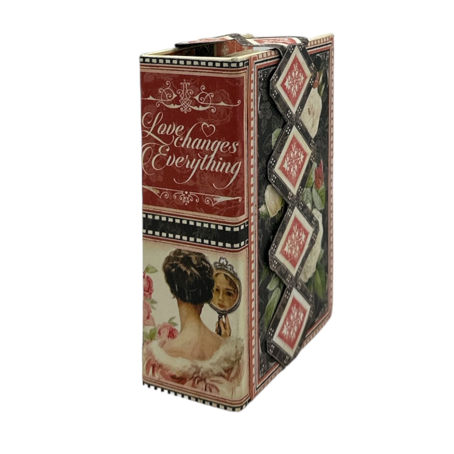 Handcrafted Mon Amour Keepsake Box Paper Creation and Mini Album image 4