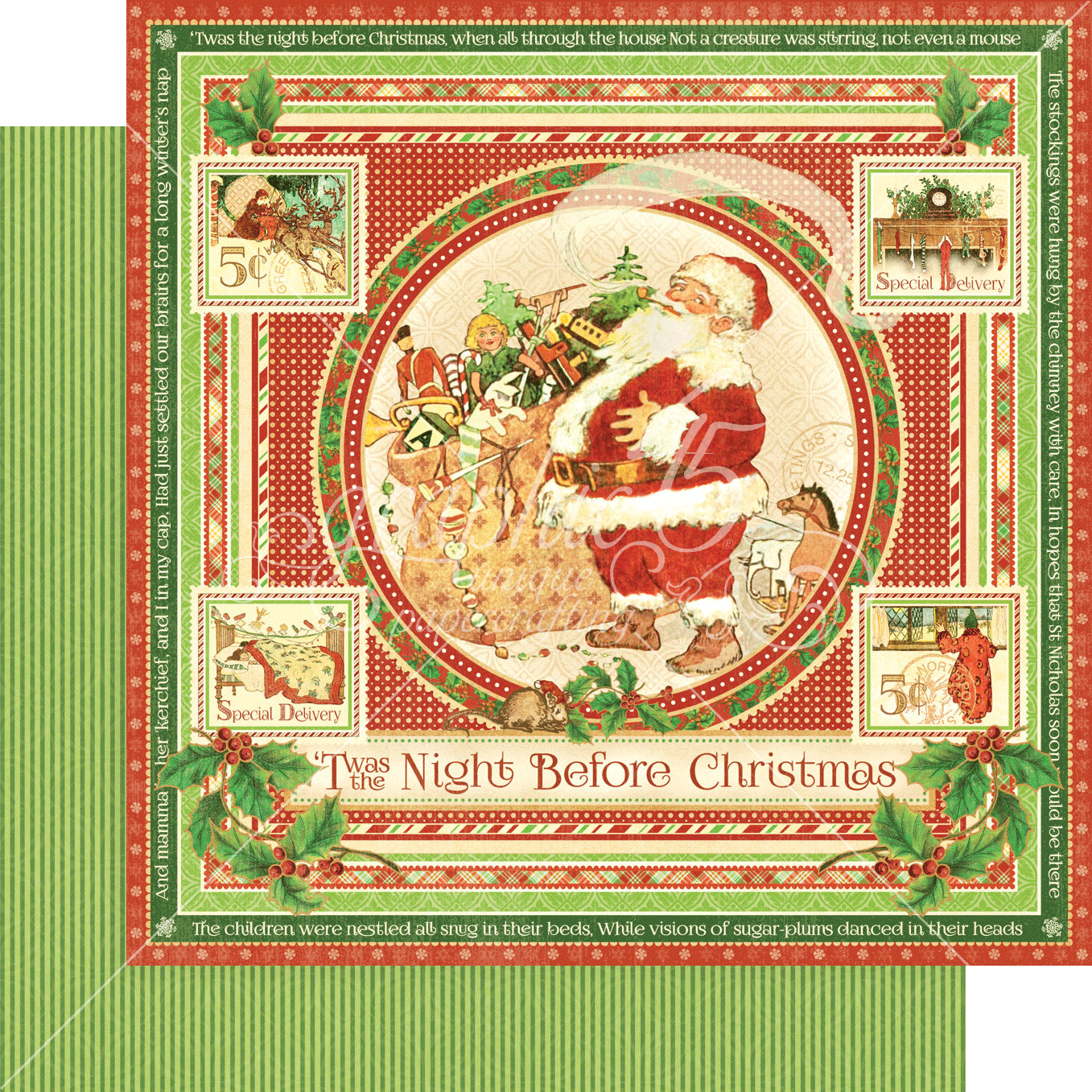Graphic 45 Twas the Night Before Christmas 12x12 Collector's Edition-SKU 4502496 image 5