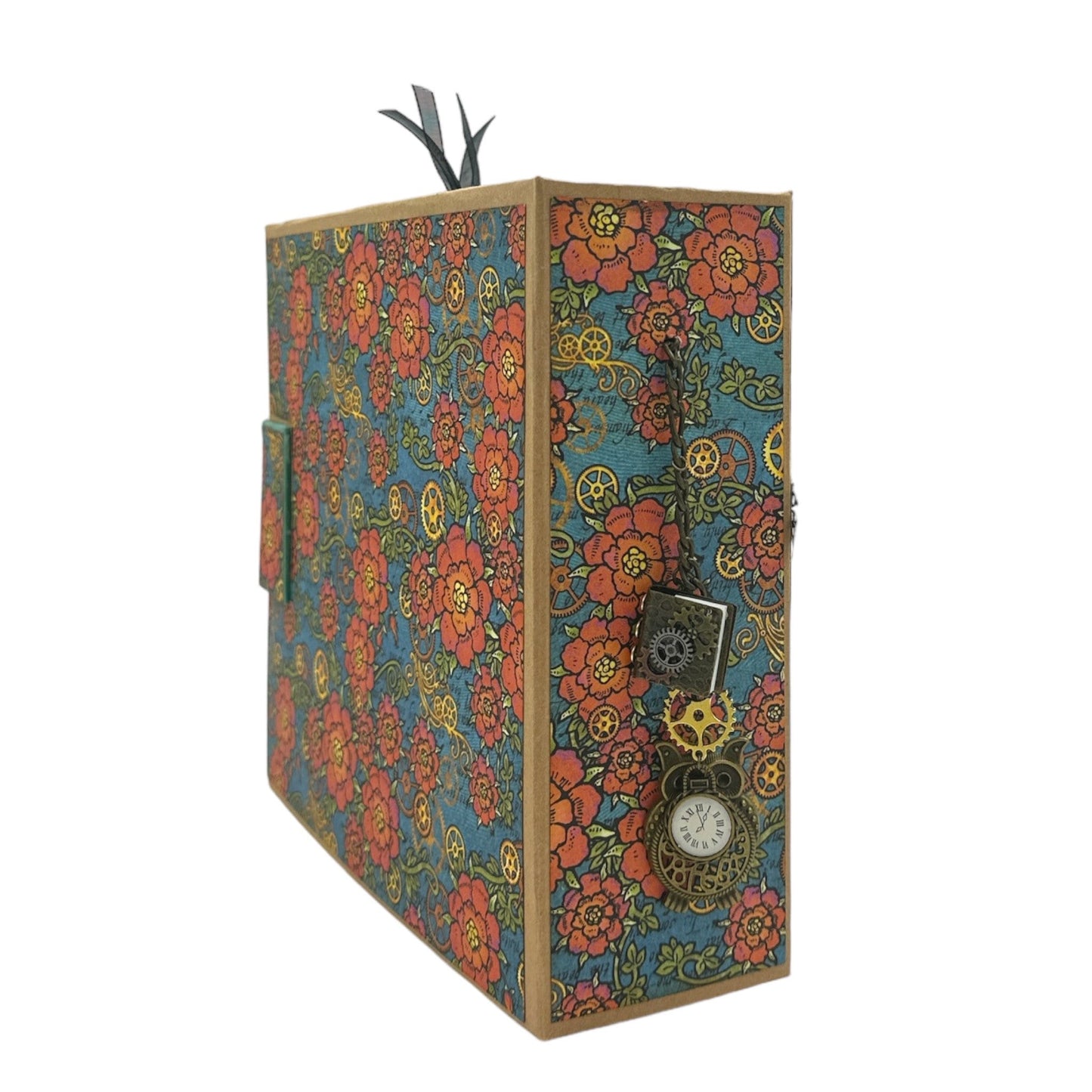 Handcrafted Steampunk Spells Mini Album Paper Creation image 2
