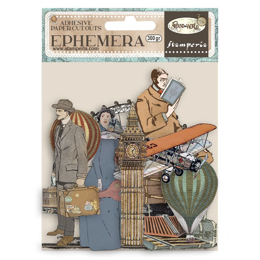 Stamperia Around the World Collection Ephemera - SKU DFLCT21 image 0