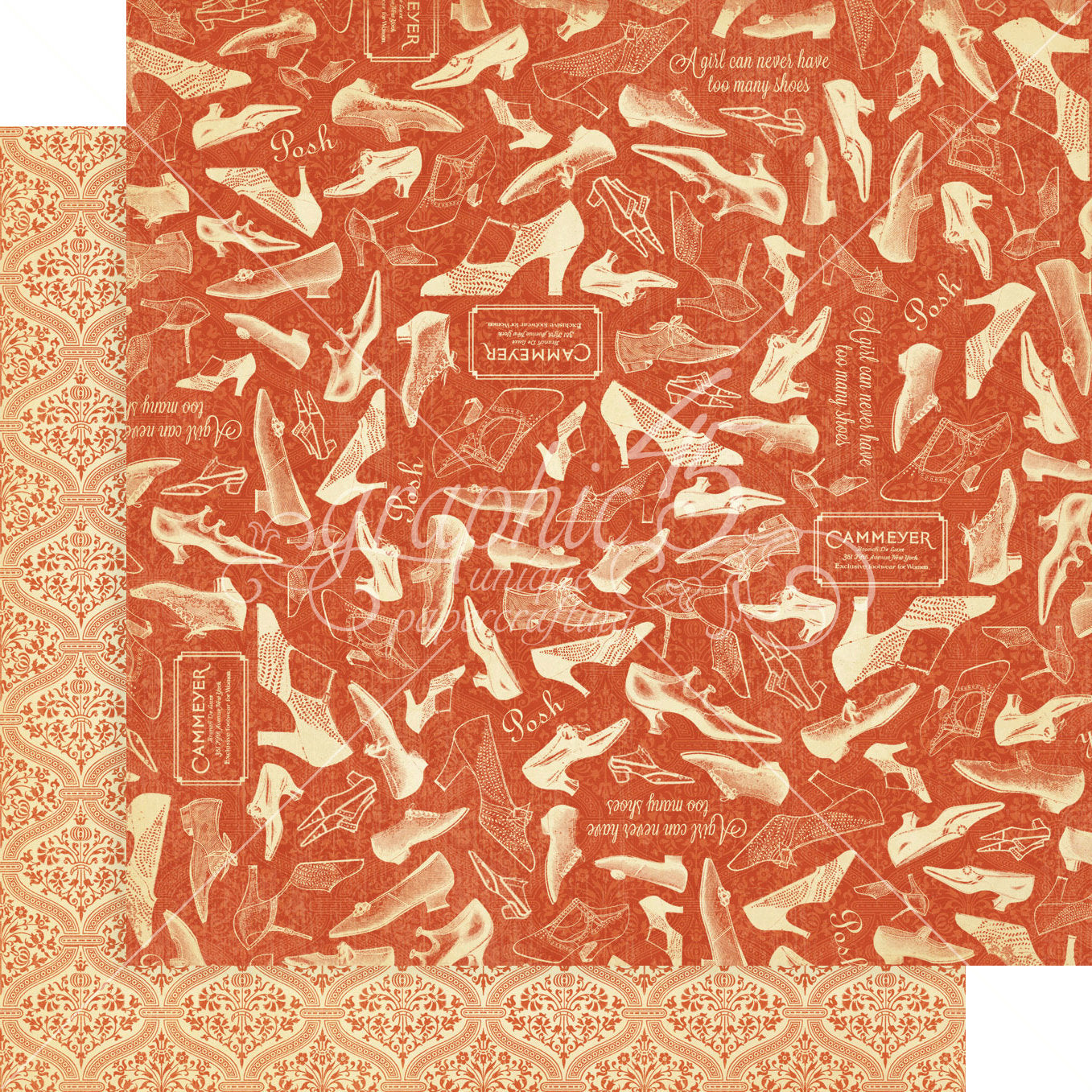 Graphic 45 Couture Collection 8x8 Paper Pad image 9