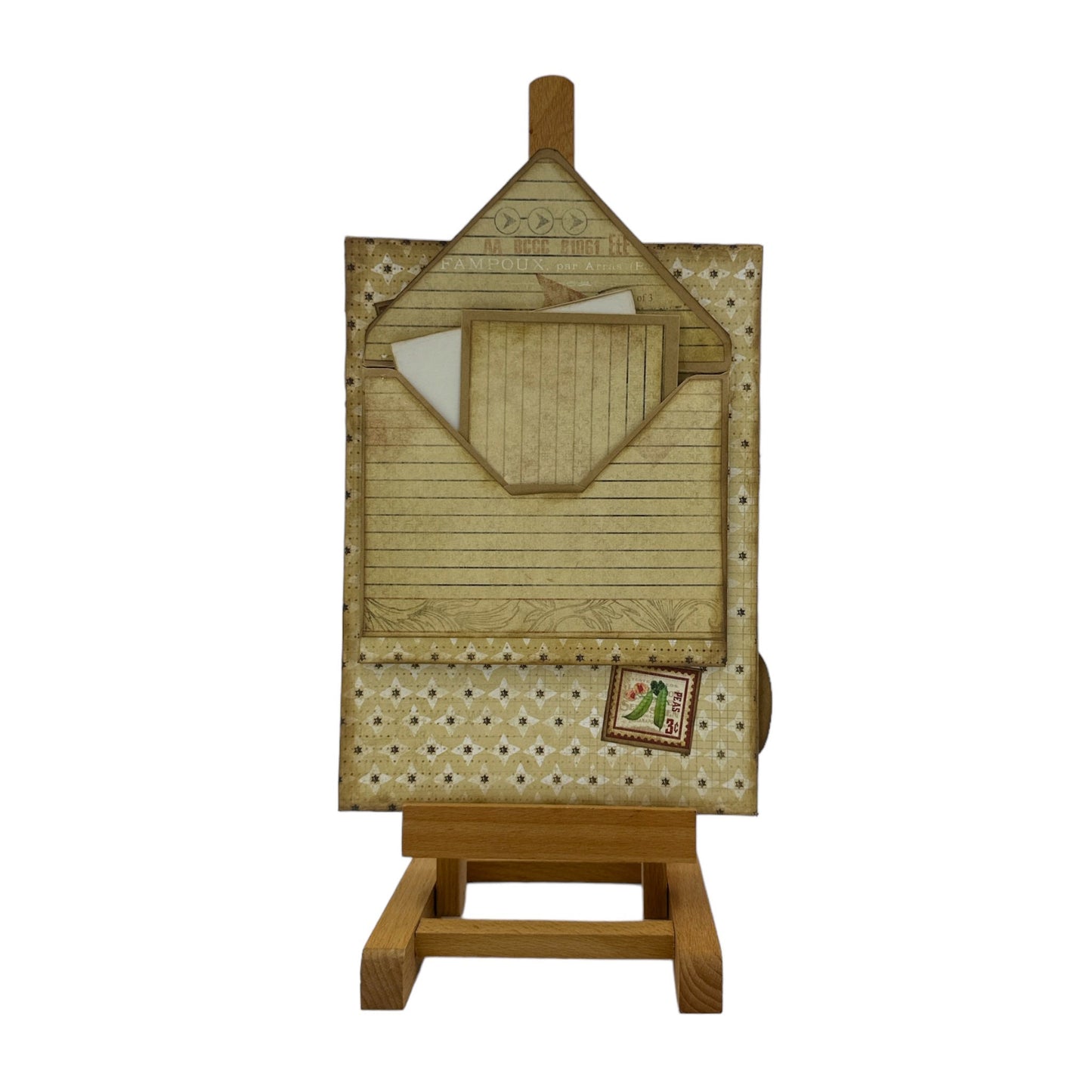 Handcrafted Home Sweet Home Clipboard Recipe Card Holder Creation image 4