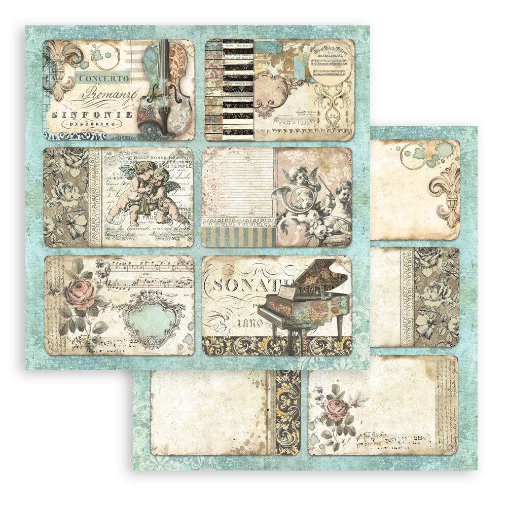 Stamperia Music Collection 12x12 Scrapbooking Pad - SKU SBBL48 image 5