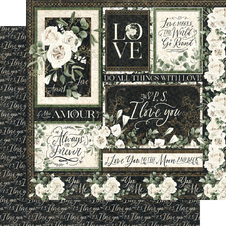 Graphic 45 P.S. I Love You 12×12 Collection Pack with Stickers - SKU 4502641 image 2
