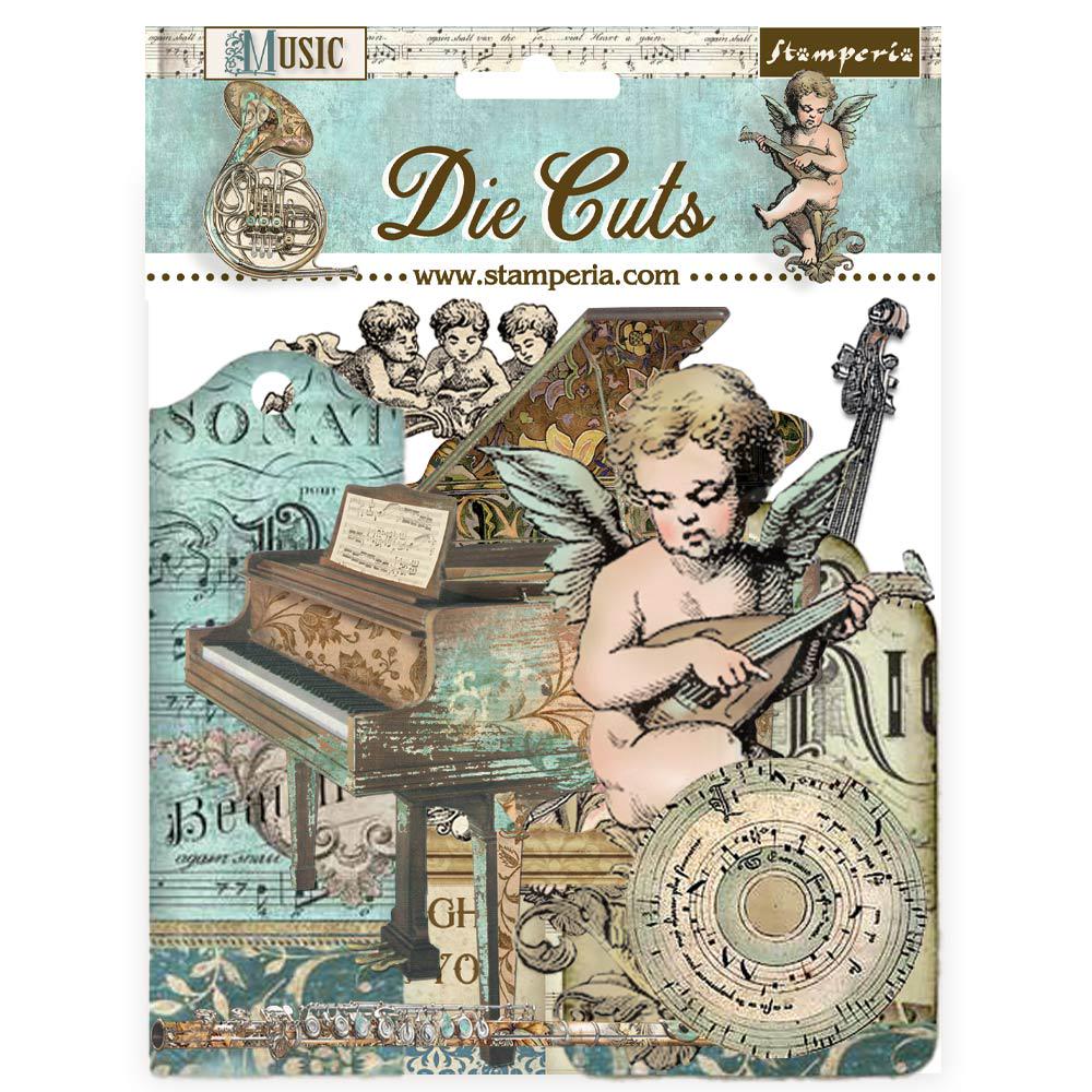 Stamperia Music Collection Assorted Die Cuts - SKU DFLDC108 image 0