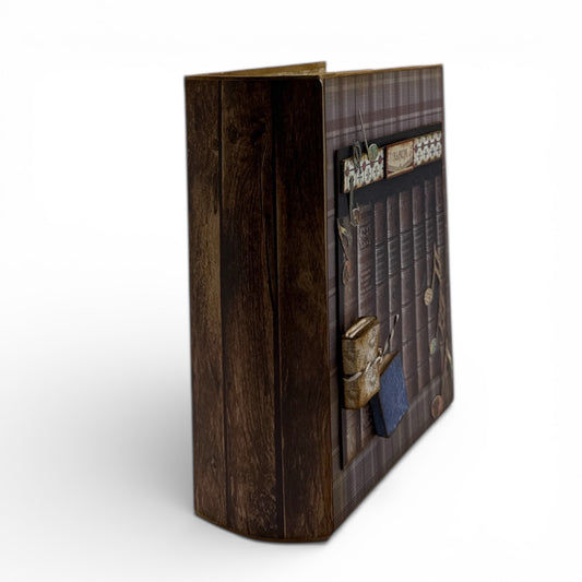 Handcrafted Vintage Faux Book Inspired Mini Album