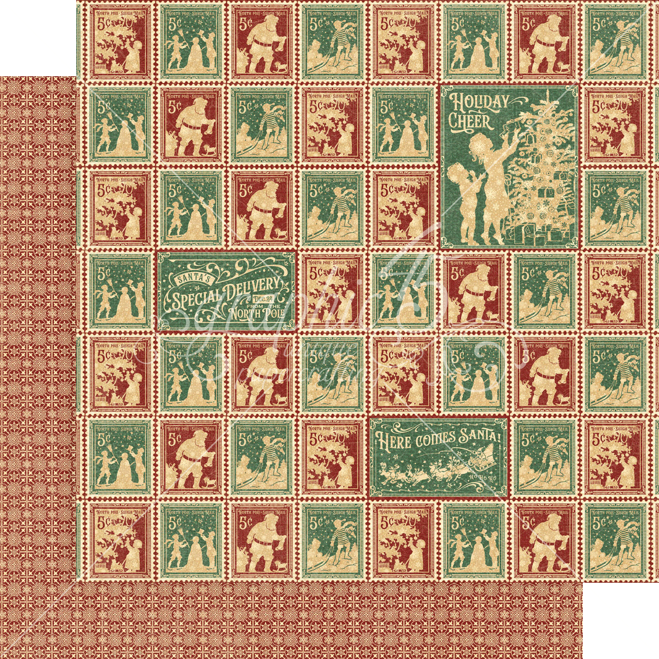 Graphic 45 Letters to Santa 8x8 Collection Pack - SKU 4502696 image 2