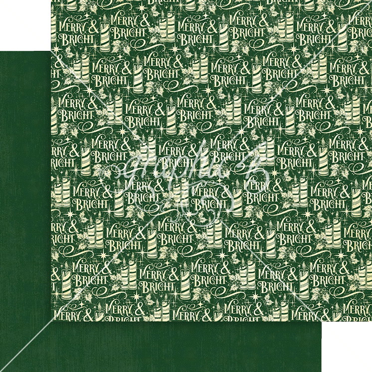 Graphic 45 Merry and Bright 12x12 Patterns and Solids Pack– SKU 4502915 image 1