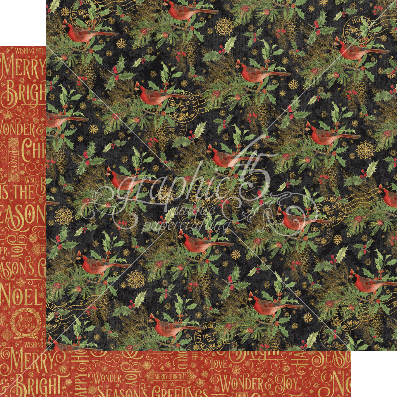 Graphic 45 Warm Wishes 12x12 Collection Pack - SKU 4502489 image 1