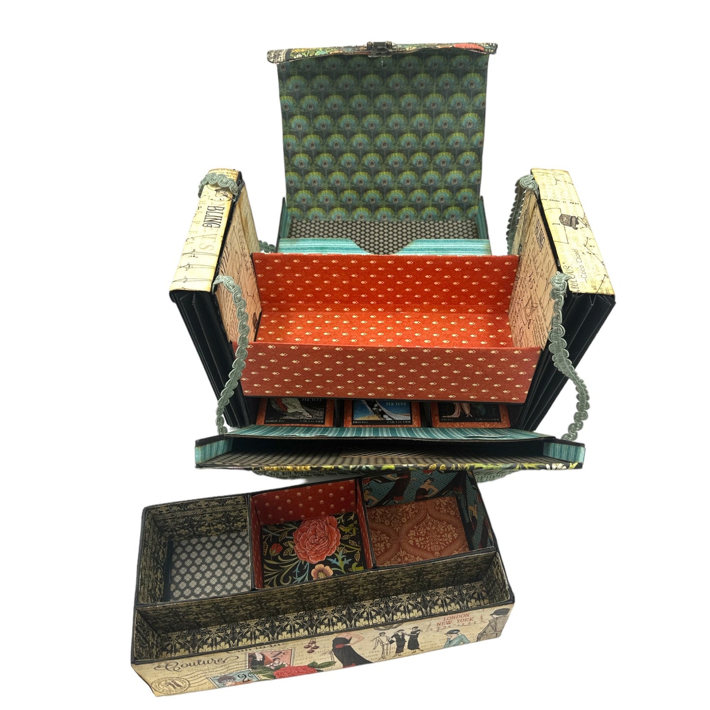 Handcrafted Couture Bag Paper Creation image 9
