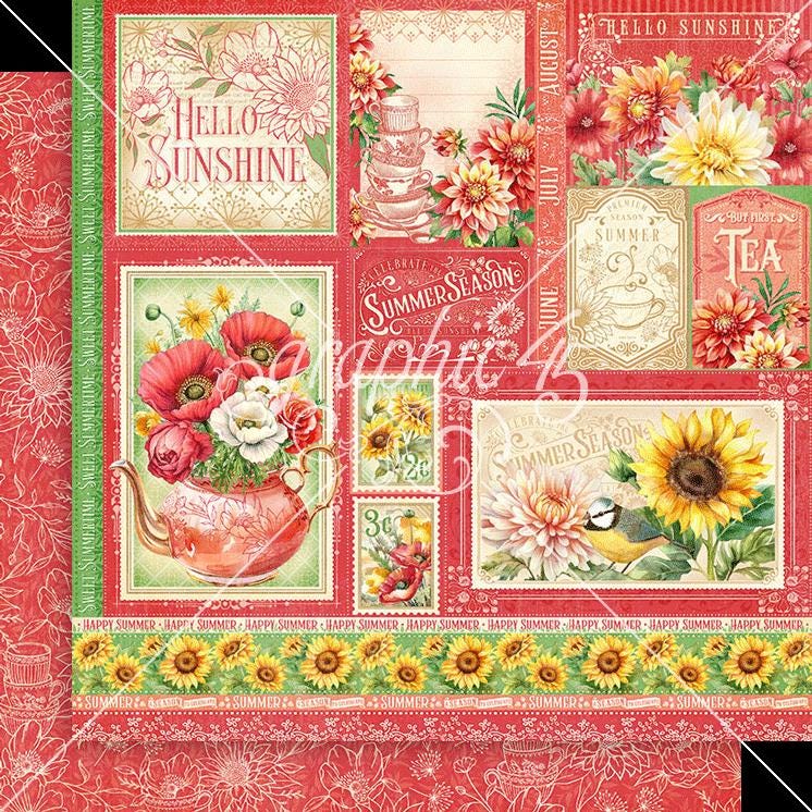 Graphic 45 Season to Celebrate 8x8 Collection Pack – SKU 4502952 image 5