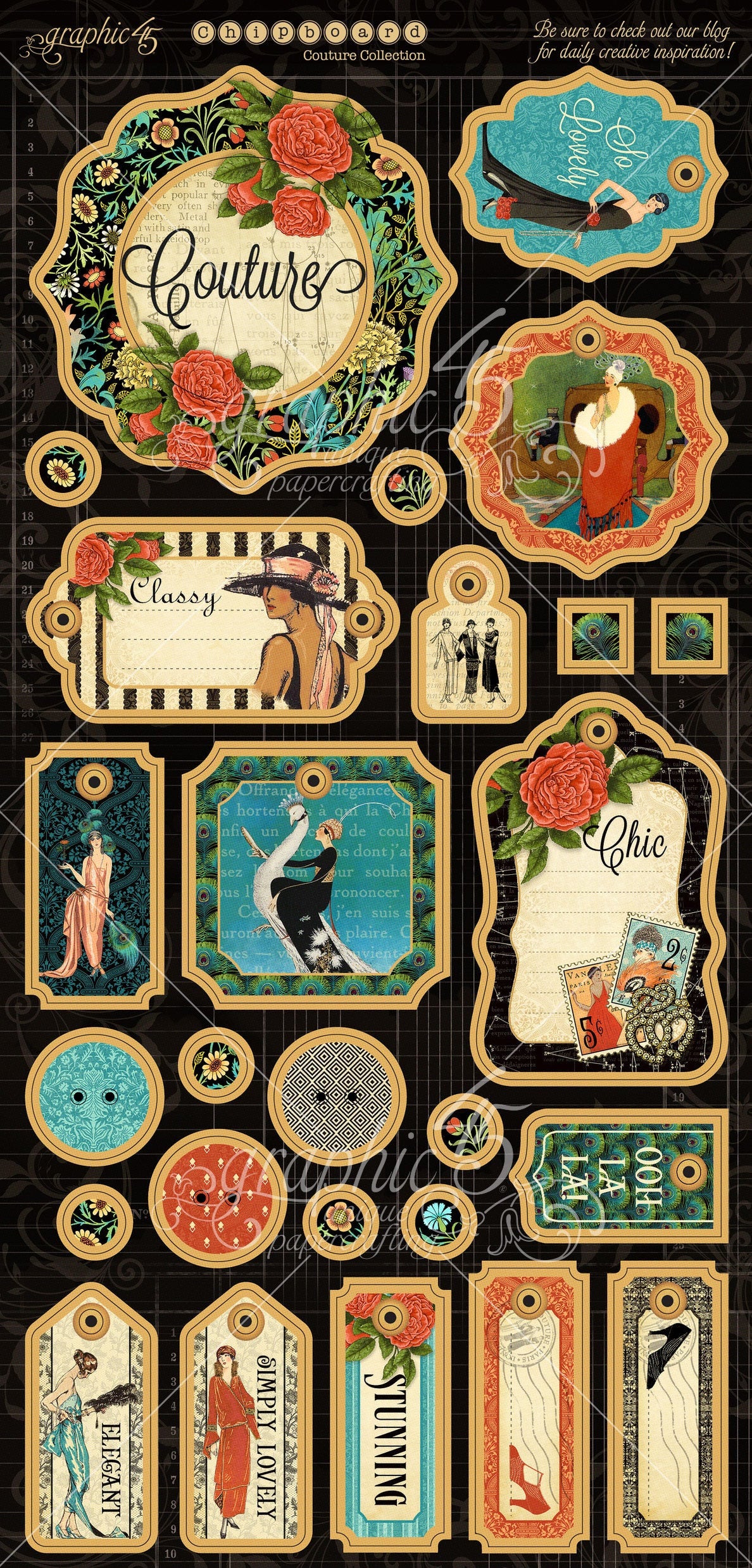 Graphic 45 Couture 12x12 Deluxe Collector's Edition image 1