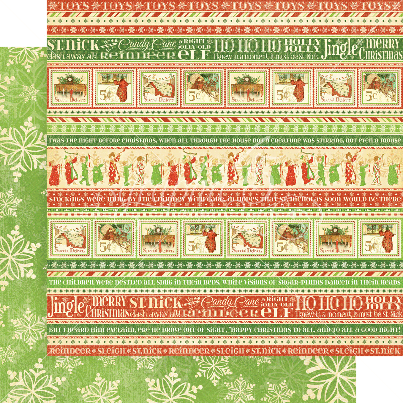 Graphic 45 Twas the Night Before Christmas 12x12 Collector's Edition-SKU 4502496 image 8