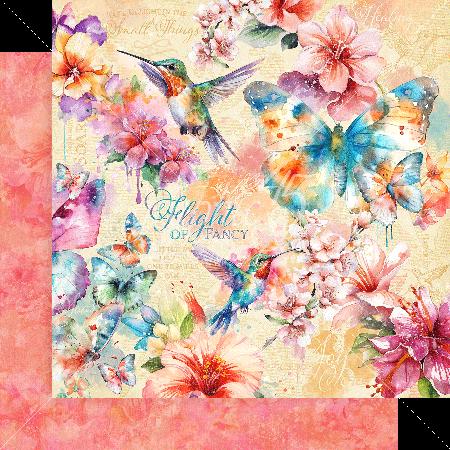 Graphic 45 Flight of Fancy 12×12 Collection Pack – SKU 4502854 image 1