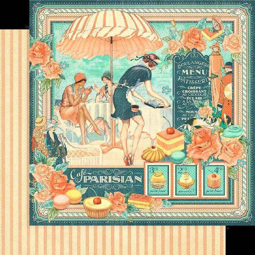 Graphic 45 Cafe Parisian 12x12 Deluxe Collector's Edition