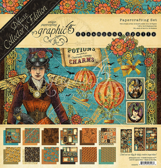 Graphic 45 Steampunk Spells 12x12 Deluxe Collector's Edition - SKU 4502478 image 0