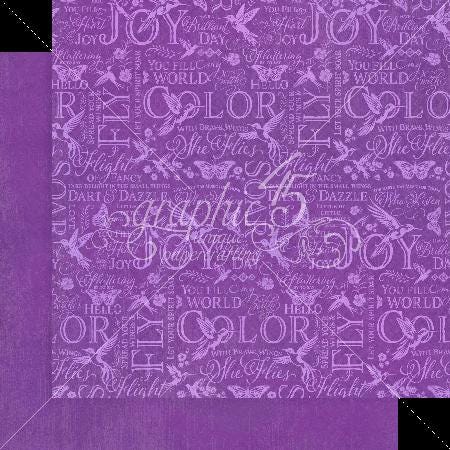 Graphic 45 Flight of Fancy 12×12 Patterns & Solids Pack – SKU 4502855 image 7