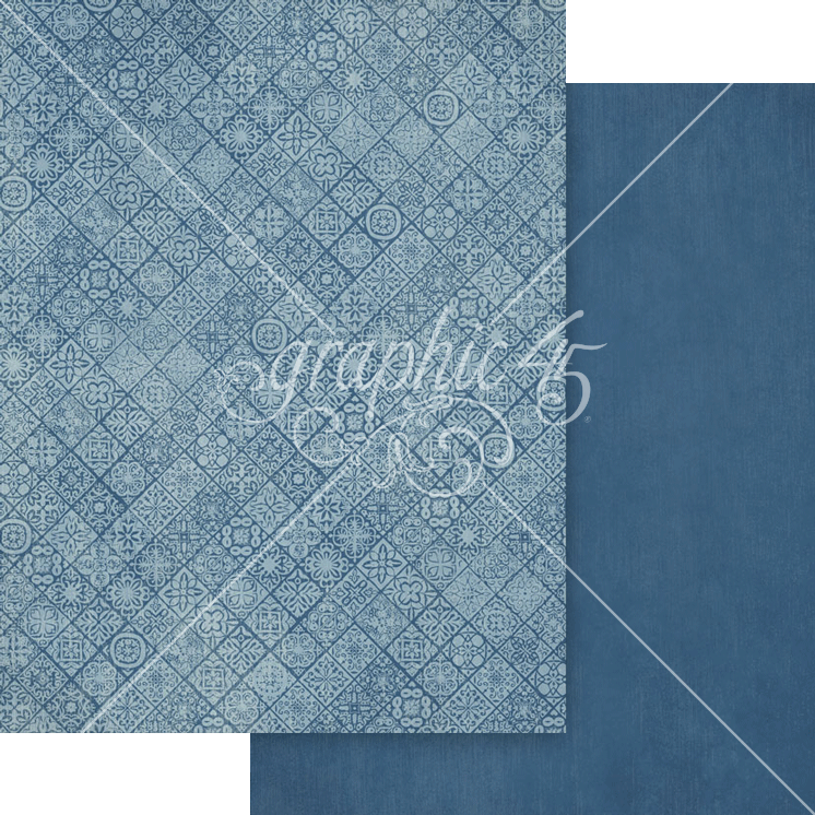 Graphic 45 Scenic Route 8.5 x 11 Patterns & Solids Pack – SKU 4503196