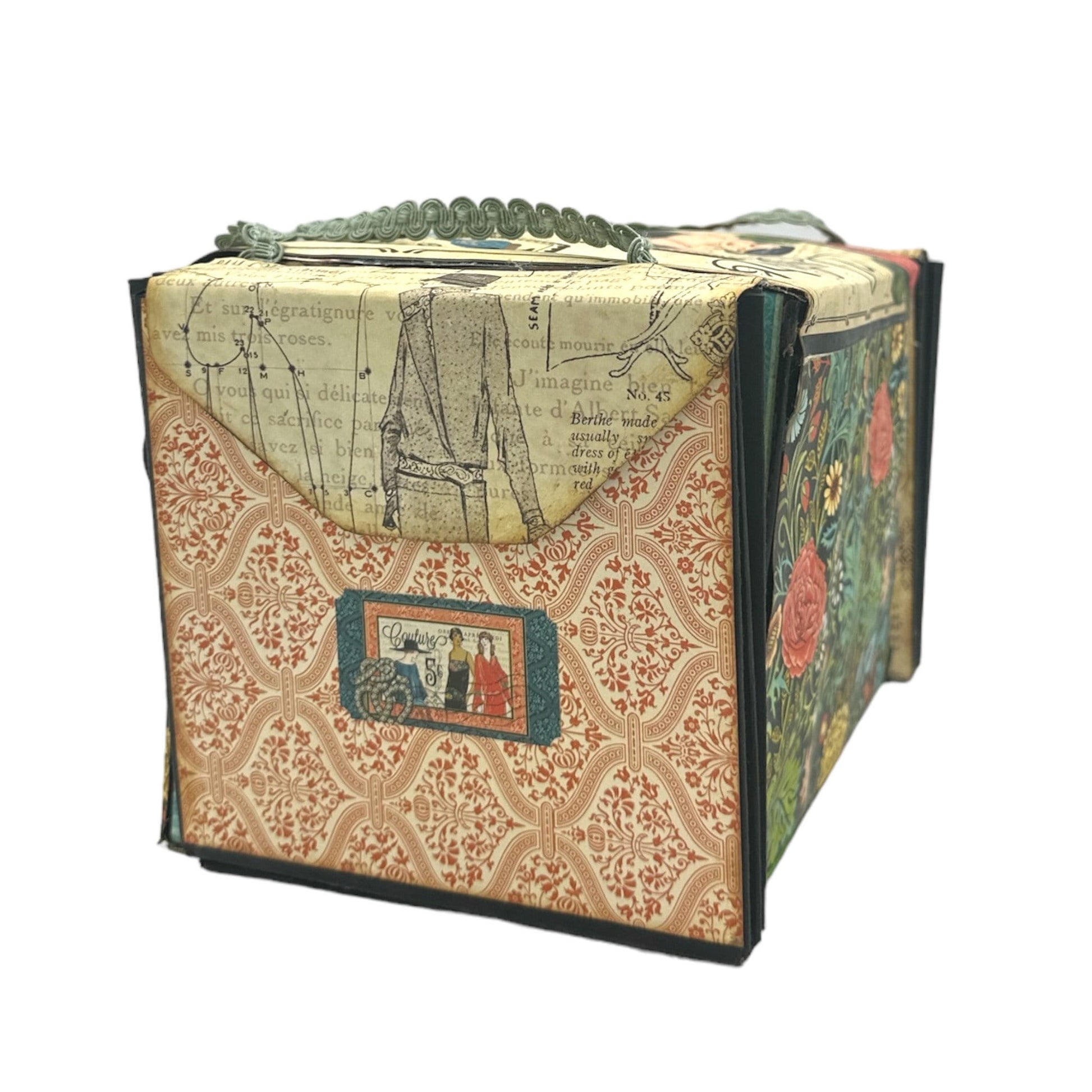 Handcrafted Couture Bag Paper Creation image 6