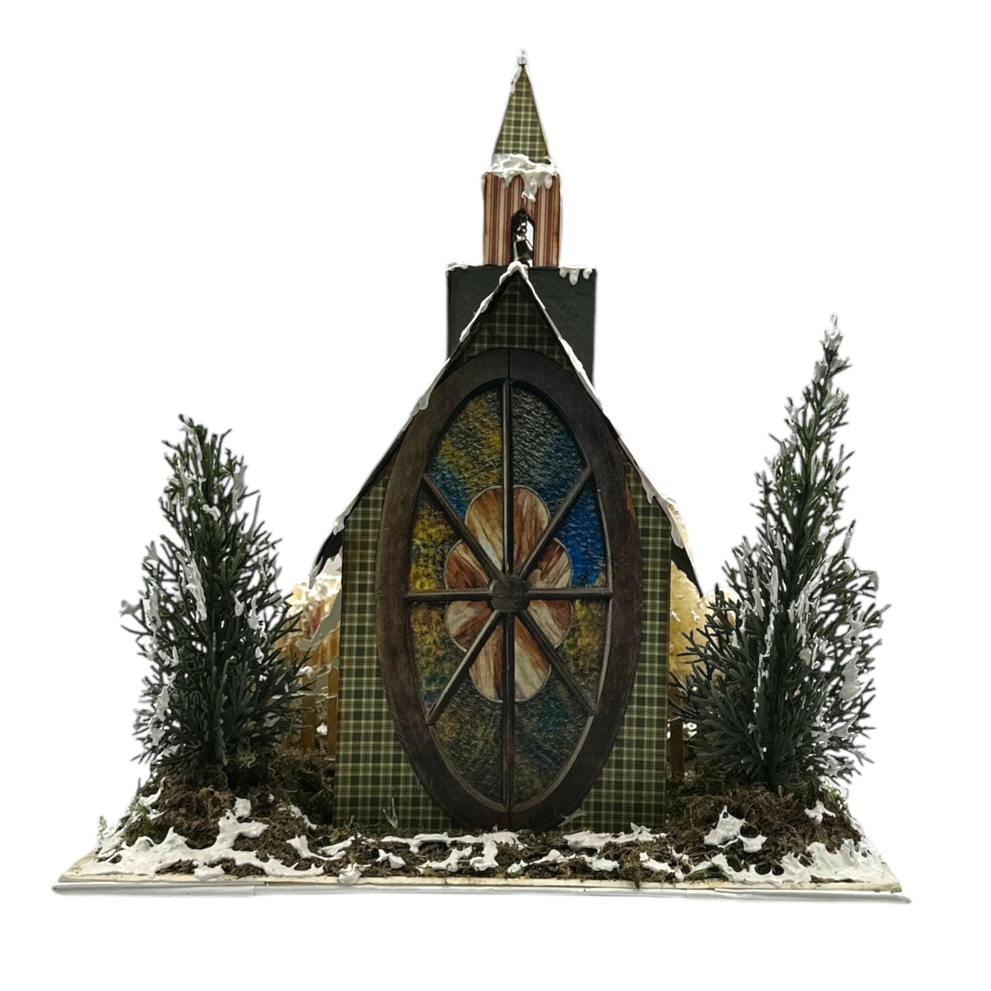Handcrafted A Christmas Carol Church Paper Creation with Mini Album image 2