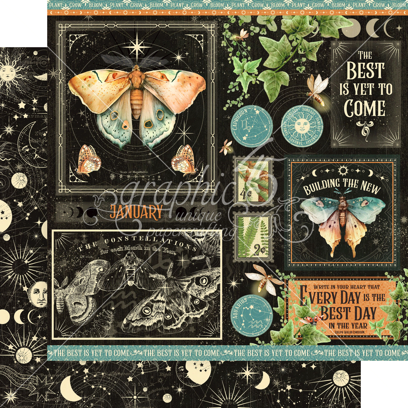 Graphic 45 Life is Abundant 8x8 Collection Pack – SKU 4502775 image 12