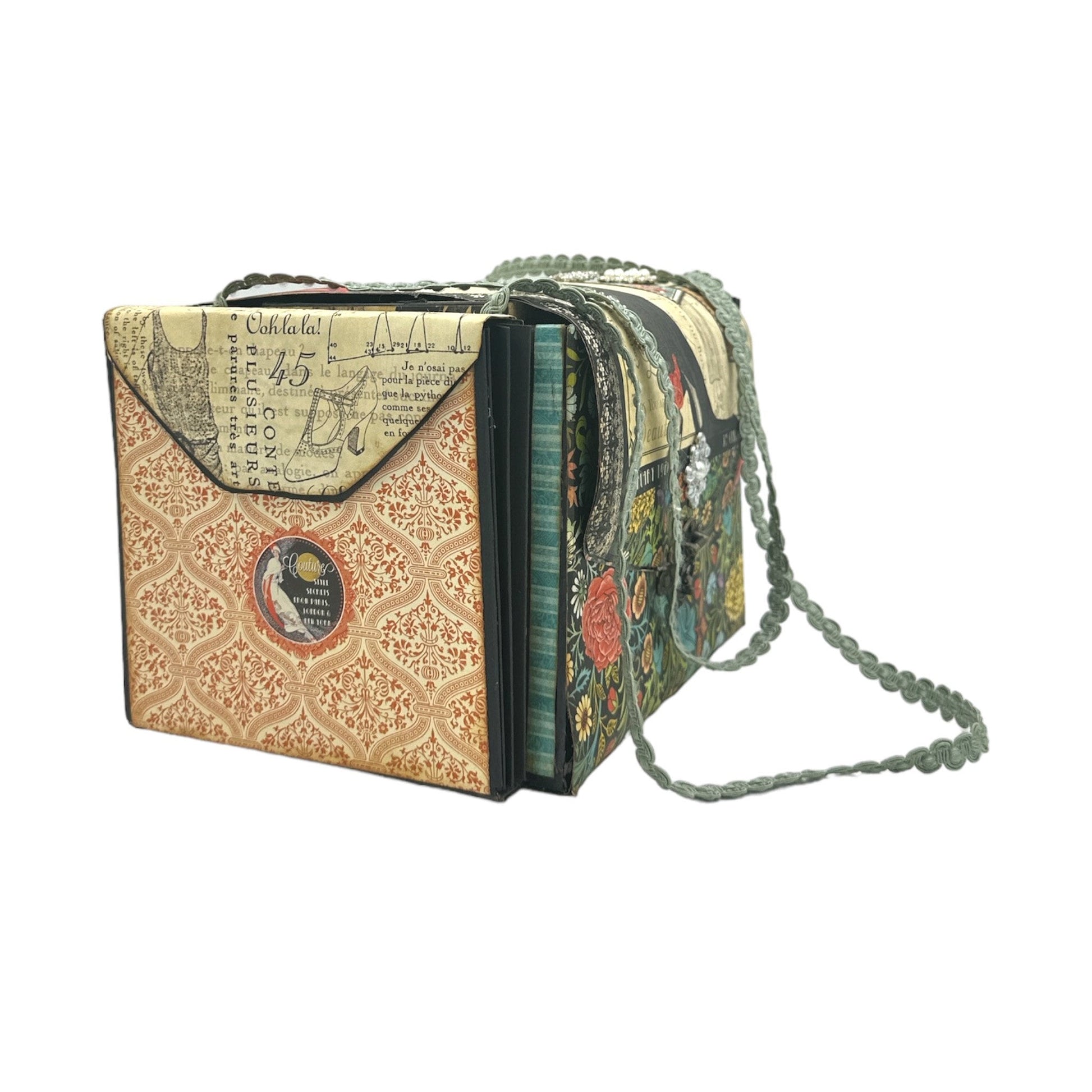 Handcrafted Couture Bag Paper Creation image 4