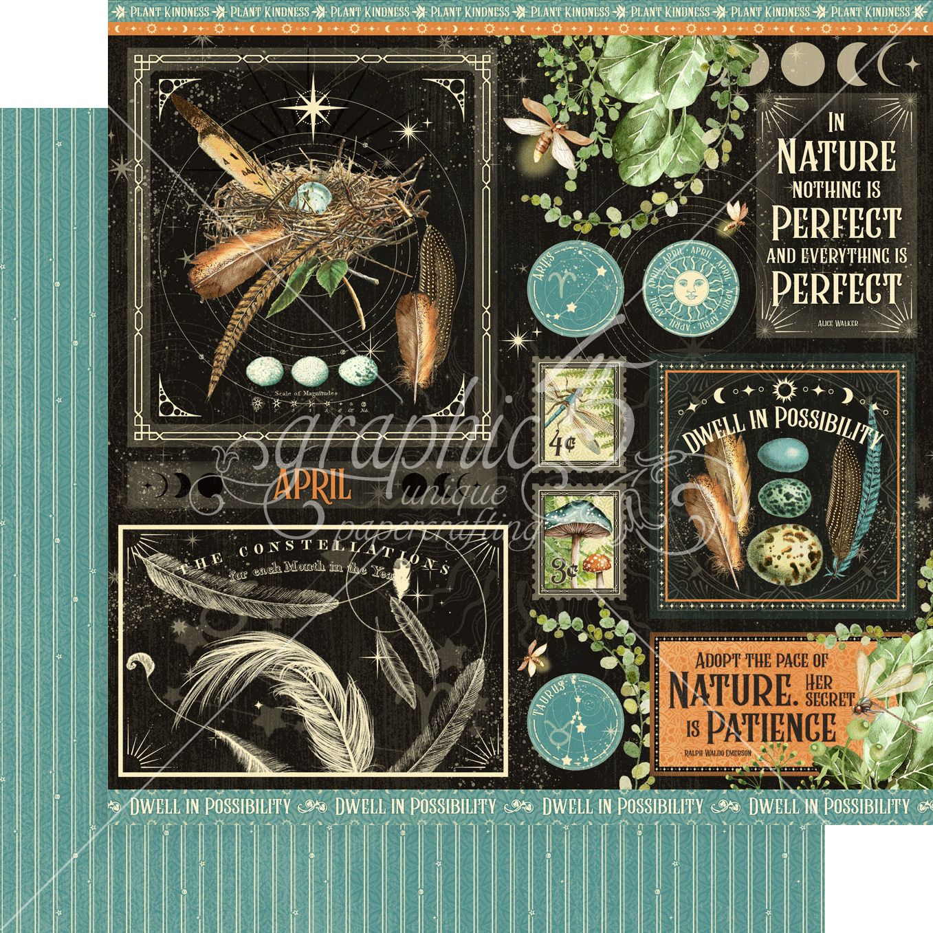 Graphic 45 Life is Abundant 8x8 Collection Pack – SKU 4502775 image 9