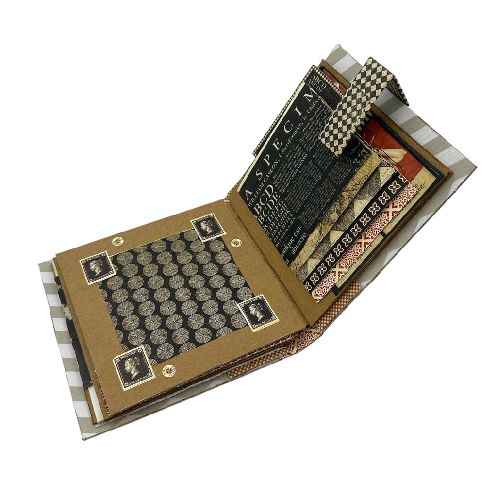 Handcrafted Communique Old Fashioned Telephone & Album Paper Creation image 7