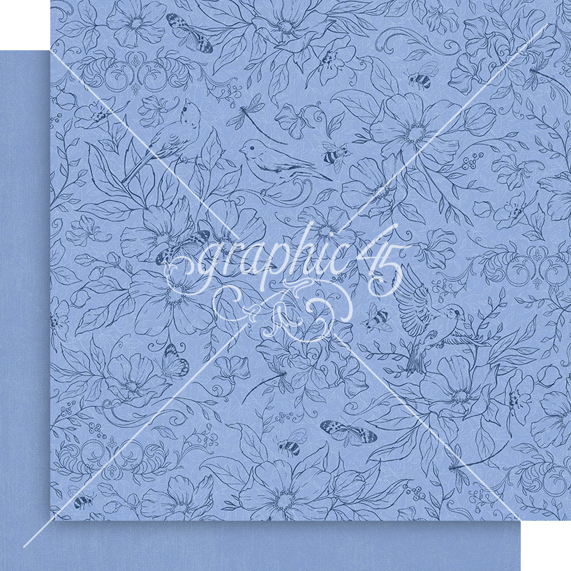 Graphic 45 Spring is in the Air 12×12 Patterns & Solids Pack – SKU: 4502975