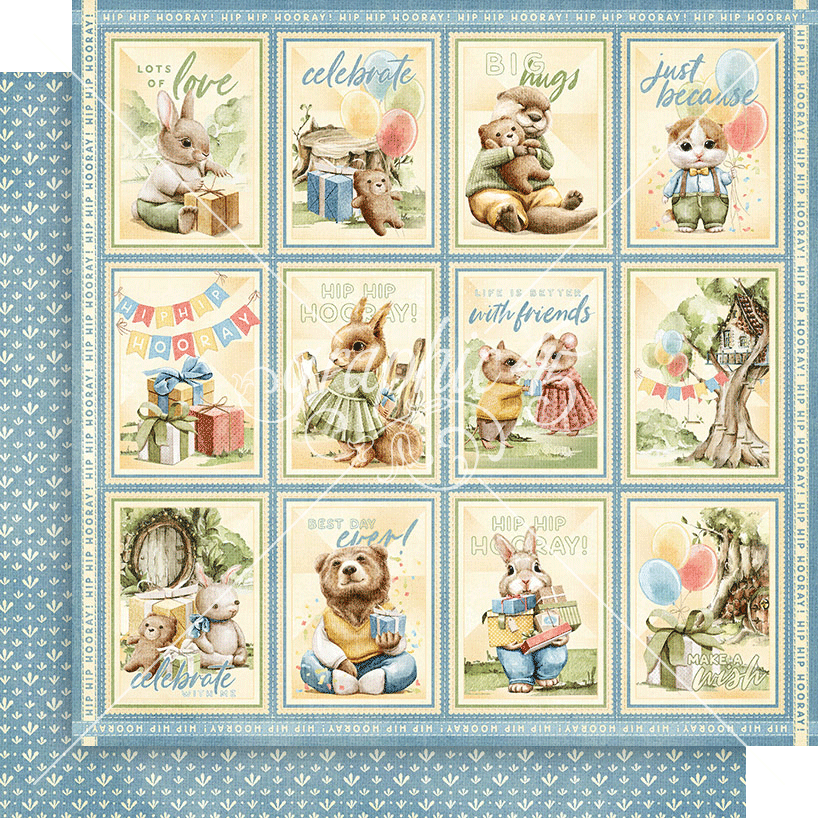 Graphic 45 Hip Hip Hooray 8x8 Collection Pack – SKU: 4502988