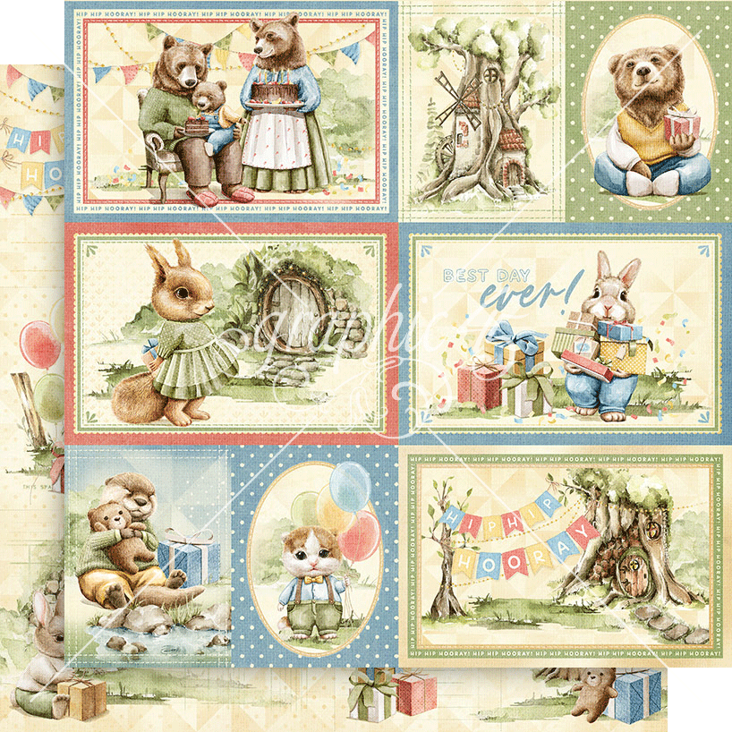 Graphic 45 Hip Hip Hooray 8x8 Collection Pack – SKU: 4502988