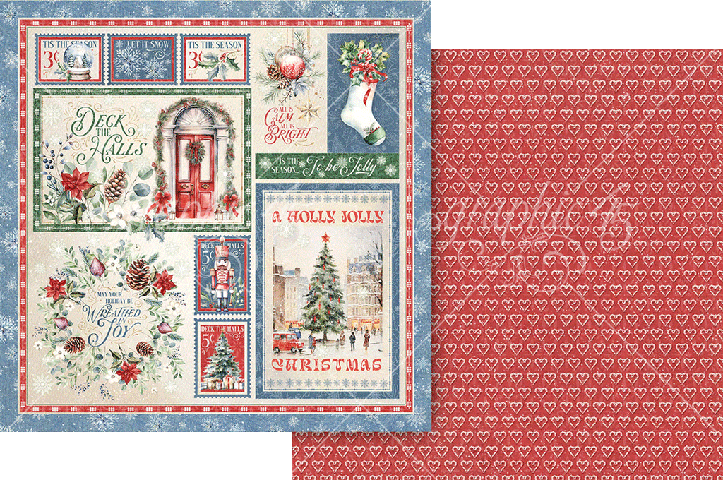 Graphic 45 Deck the Halls 12×12 Collection Pack – SKU: 4503093