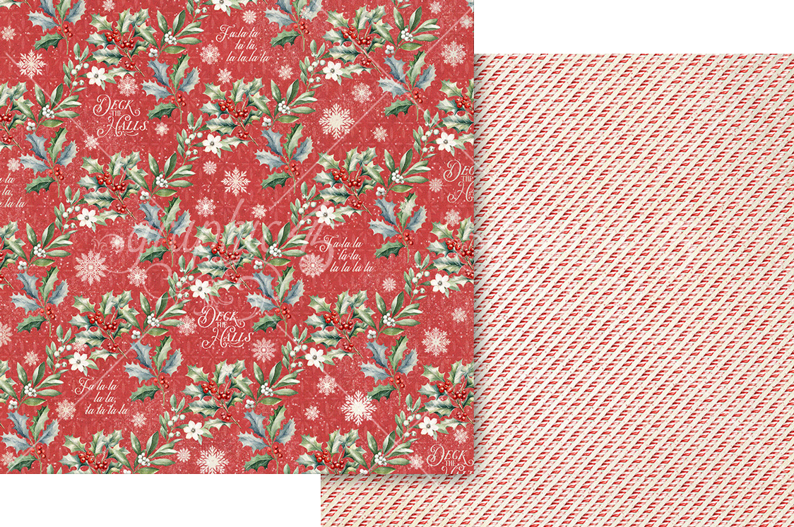 Graphic 45 Deck the Halls 12×12 Collection Pack – SKU: 4503093