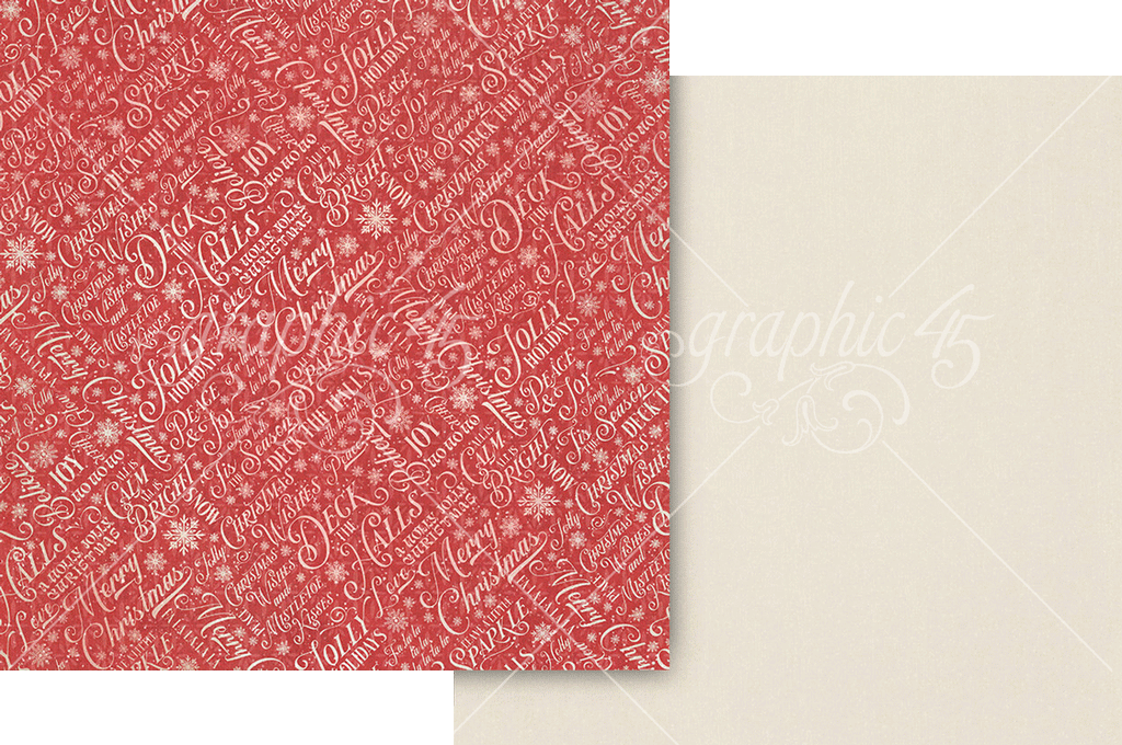 Graphic 45 Deck the Halls 12×12 Collection Pack – SKU: 4503093