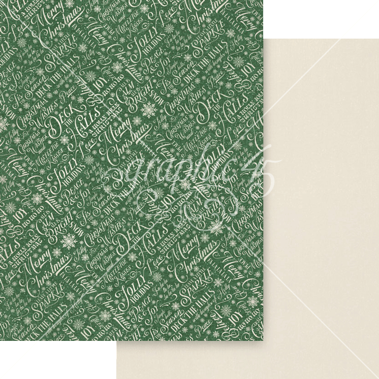 Graphic 45 Deck the Halls 8.5 x 11 Patterns & Solids Pack – SKU 4503094