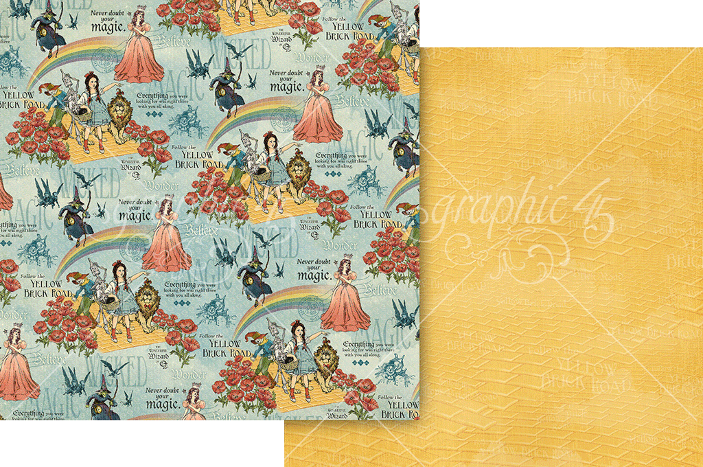 Graphic 45 Wonder of Oz 12×12 Collection Pack – SKU 4503121