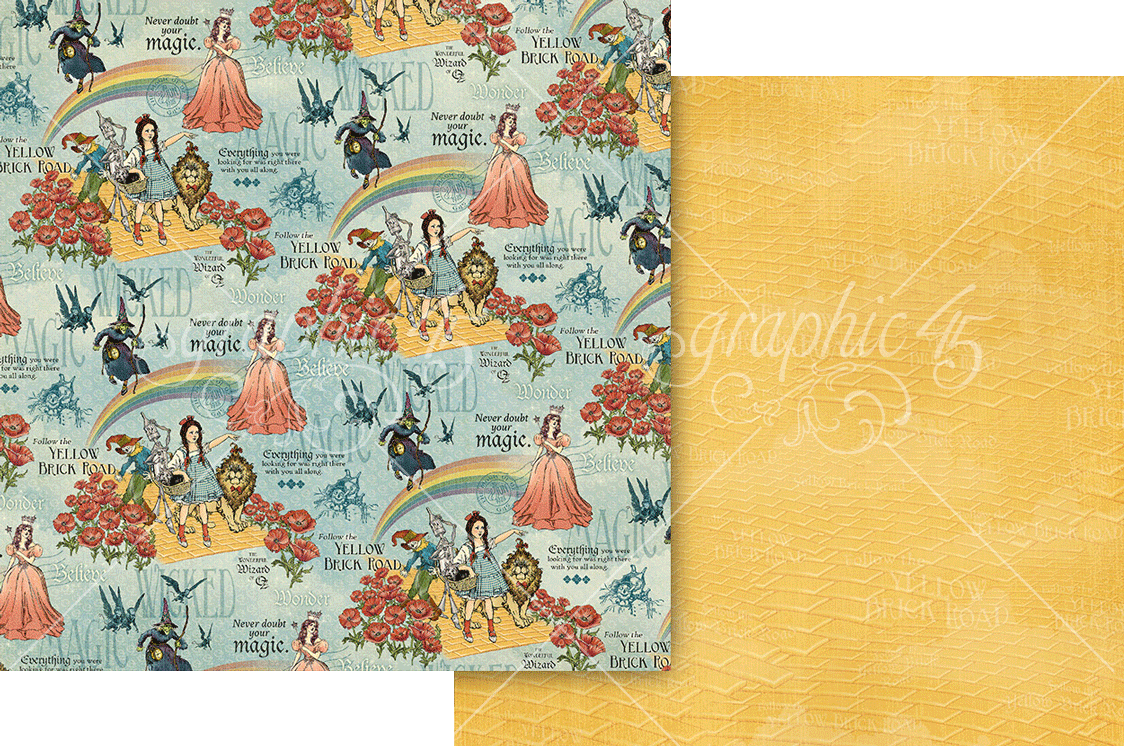 Graphic 45 Wonder of Oz 8×8 Collection Pack – SKU 4503120