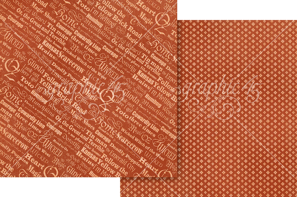 Graphic 45 Wonder of Oz 12×12 Collection Pack – SKU 4503121